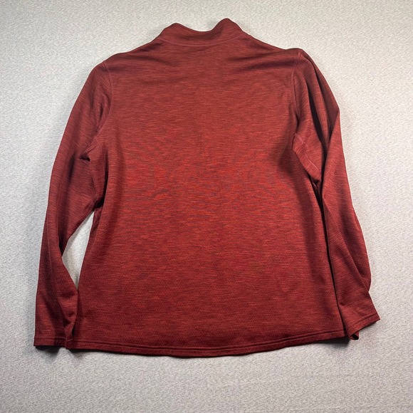 REI Co-op 1/4 Zip Pullover Fleece Mens XL Red Long Sleeve Outdoors Lightweight - Picture 8 of 9